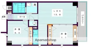 アルテクラビア【501号室】の間取り