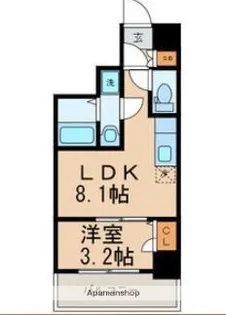 モダンパラッツォ大濠公園【6階】の間取り