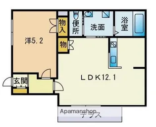 福岡県福岡市西区姪の浜3丁目【マンション】の間取り