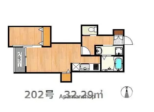 SMILEAX藤崎南【2階】の間取り