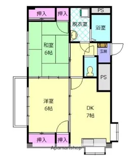 フォーサイト有田RENATUS【202号室】の間取り