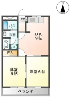 アネックスA【203号室】の間取り