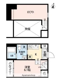 COLORI【1階】の間取り