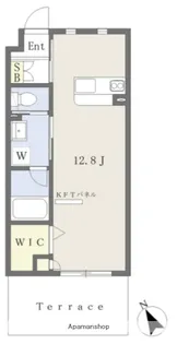 A−STYLE室見【105号室】の間取り