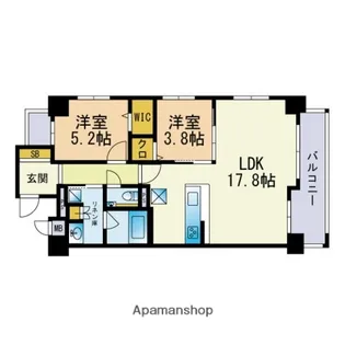 MCG鳥飼【301号室】の間取り