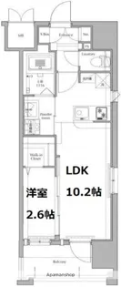 ネストピア藤崎駅前【5階】の間取り