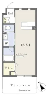 AーSTYLE MUROMI【105号室号室】の間取り