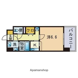 セレーノ姪浜【3階】の間取り