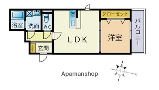 BR石丸【3階】の間取り