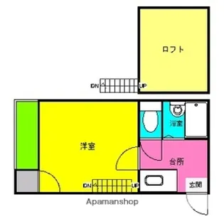 フェリーチェ唐人町【205号室号室】の間取り