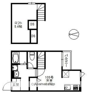 スコルピオ歯科大前【1階】の間取り