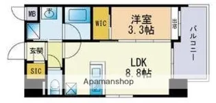パグーロ城西【3階】の間取り