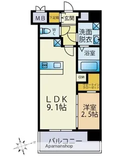 T・T城西【202号室】の間取り