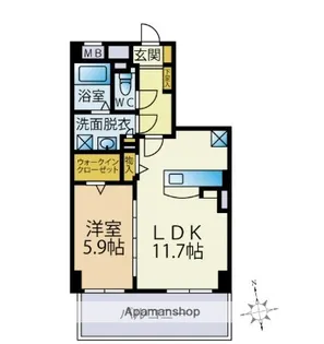 Nohma【4階】の間取り