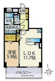 NOHMA【704号室】の間取り