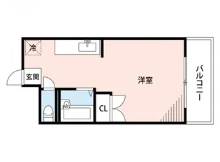 福岡県福岡市西区小戸3丁目【マンション】の間取り