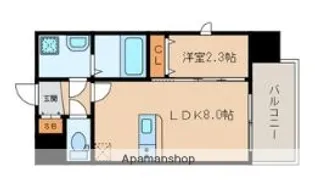 1LDKの間取り画像