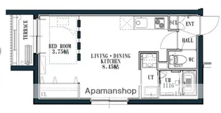 QUADOR姪浜【2階】の間取り