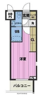 フローラル福岡【203号室】の間取り