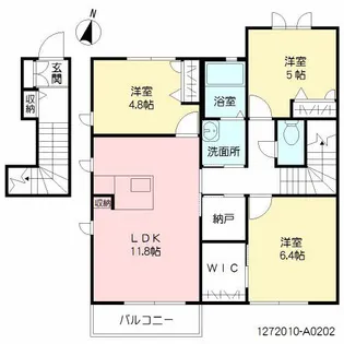 シャーメゾンひまわり【2階】の間取り