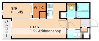 Y’S NISHIJIN【305号室】の間取り