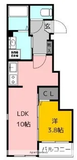 メゾンド・わさび【4階】の間取り