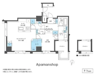 CLUB NEXUS 大濠西【6階】の間取り