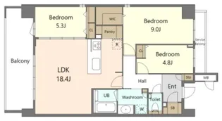 3LDKの間取り画像