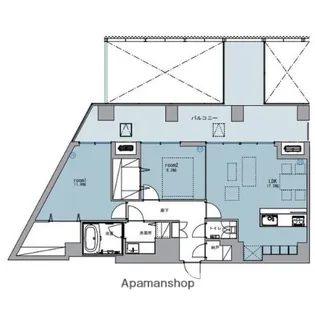 FIRST AVENUE OHORI【2階】の間取り
