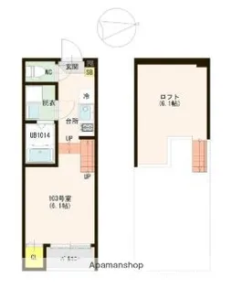 VICTORIA【1階】の間取り