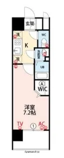 MELDIA CLAREST 西新南【7階】の間取り