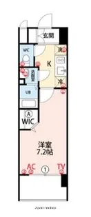 MELDIA CLAREST 西新南【11階】の間取り