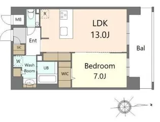 SーRESIDENCE大手門AWESOME【2階】の間取り