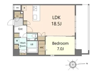 SーRESIDENCE大手門AWESOME【3階】の間取り