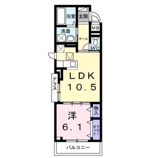 ワーズイヤー12【1階】の間取り