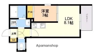 サンライトⅠ【7階】の間取り