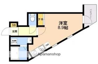 サンライトⅠ【3階】の間取り