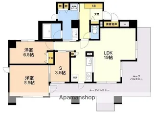 THE TEN GOOD 祖原Ⅱ【6階】の間取り