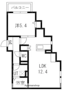 GLITTA野芥【201号室】の間取り