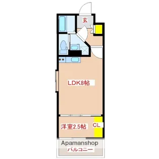 弥生1丁目マンション【5階】の間取り