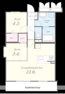 レトワール今川【5階】の間取り