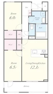 仮称)昭代1丁目プロジェクト【4階】の間取り