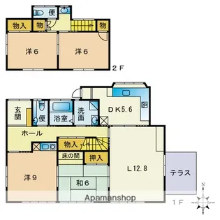福岡県福岡市早良区藤崎1丁目【一戸建】の間取り