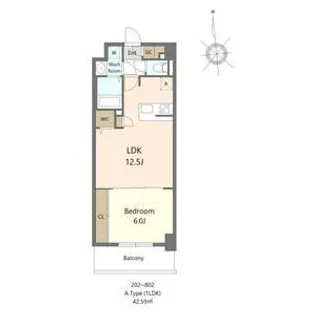 S-RESIDENCE大濠公園achieve【4階】の間取り