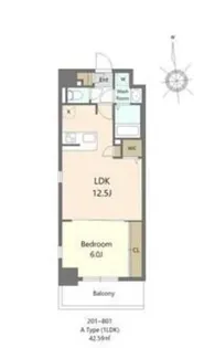 S-RESIDENCE大濠公園achieve【3階】の間取り