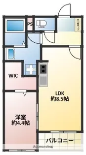 FLAGS 姪浜【102号室】の間取り