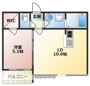SUNMARK次郎丸Ⅲ【1階】の間取り