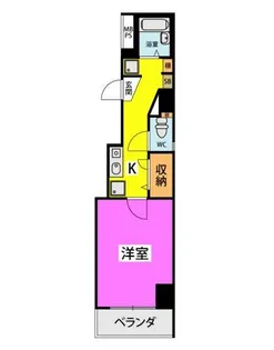 WOGUE OHTEMON【6階】の間取り