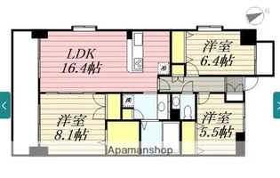 CRESTY藤崎【402.号室】の間取り
