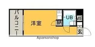 サンシティ大濠公園【2階】の間取り